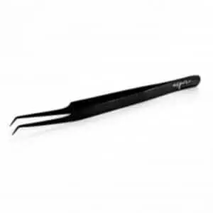 Aspire black basic curved tweezer